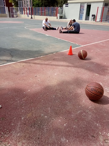 basketball field coart